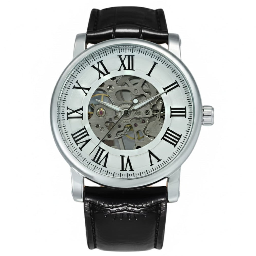 Milano Minimal Roman Skeleton Watch