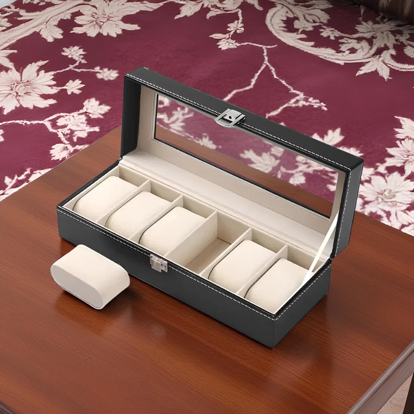 TRADITIONAL JEWELRY BOX - 6 SLOTS