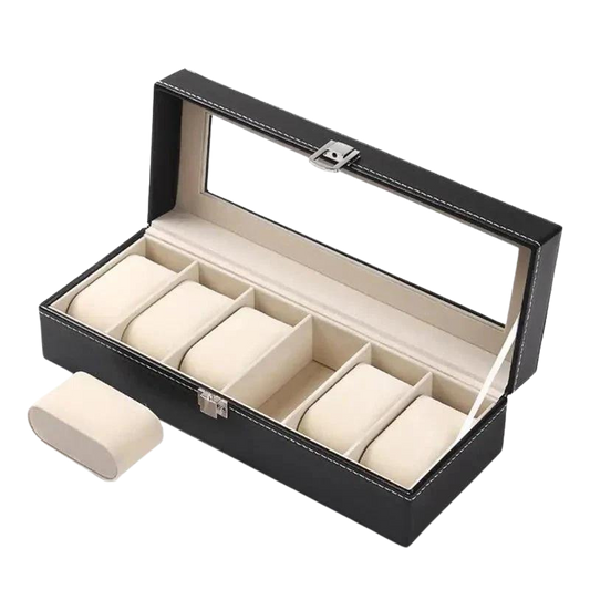 TRADITIONAL JEWELRY BOX - 6 SLOTS